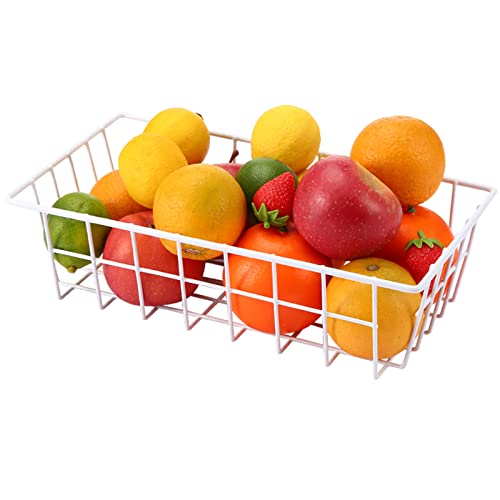 Freezer Organizer Bins for Upright Freezer Metal Wire Baskets (6 Count)