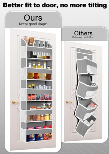 1 Pack Over The Door Storage Organizer with 5 Large Pockets