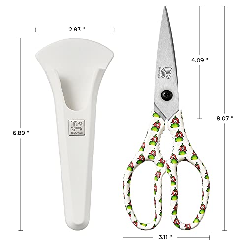 Kitchen Scissors Heavy Duty Kitchen Shears with Magnetic Holder Made with Japanese Steel 4034