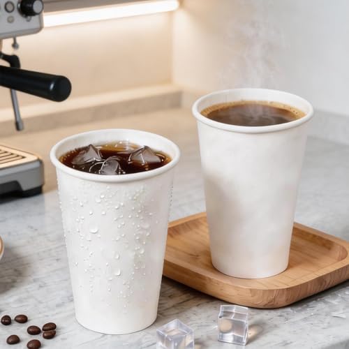 Disposable Paper Coffee Cups 16 oz 300 Count