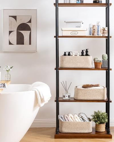 Small Woven Storage Basket for Organizing (3 Count)