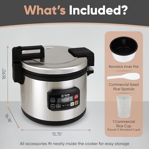 TK Commercial Rice Cooker 64 Cup (64 Count)