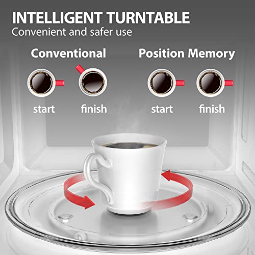 Large Countertop Microwave Oven with Smart Sensor