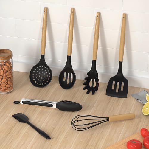 Silicone Cooking Utensils Set Utensil Sets (13 Count)