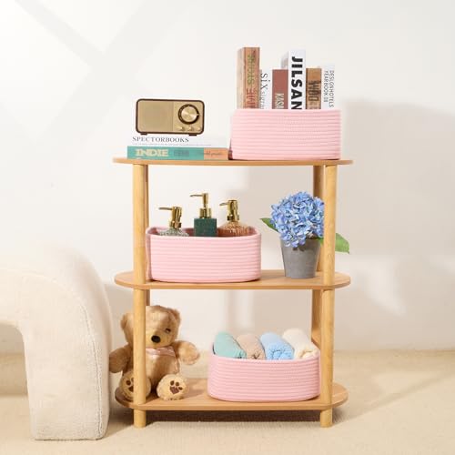 Small Storage Baskets for Organizing (3 Count)
