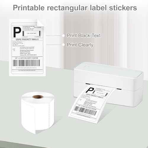 3 X 5 Inch Rectangle Sticker White Moving Labels for Boxes
