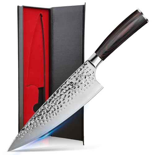 8 Inch Hammered Japanese Chef Knife