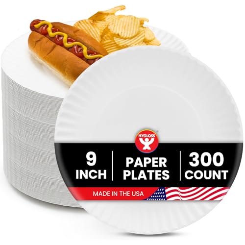 Bulk Paper Plates 9 (300 Count)