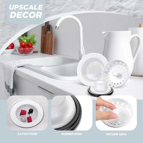 3 Pcs Sink Plug Stopper Disposal Drain Strainer (3 Count)