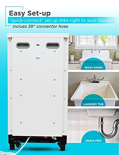 18 Inch Portable Dishwasher (8 Count)