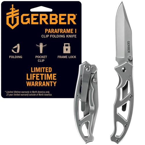 Gear Paraframe I EDC Folding Pocket Knife with Clip