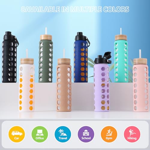 Glass Water Bottle