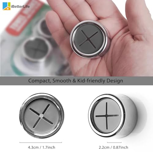 iBetterLife Adhesive Towel Holder for Kitchen (4 Count)