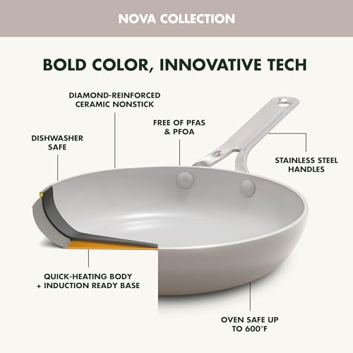 Nova 10” Frying Pan Skillet and 4.37QT Sauté Pan with Lid