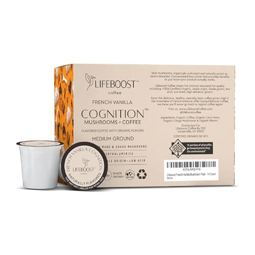 French Vanilla Cognition Mushroom K Cups (10 Count)