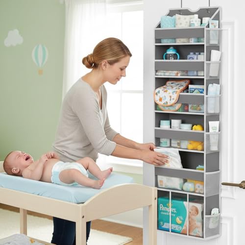 Over the Door Hanging Organizer for Bathroom & Nursery