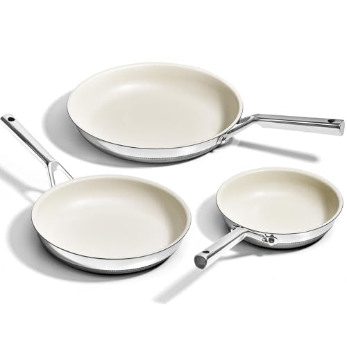 Non Stick Frying Pans Set (3 Count)