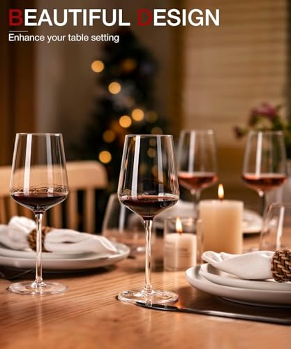 Red Wine Glasses Set of 6 (6 Count)