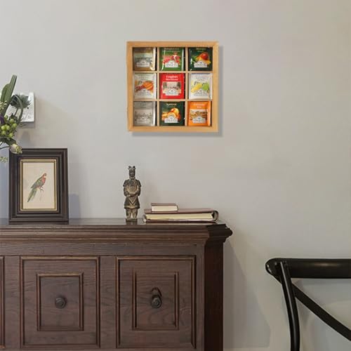 Wood Tea Bag Organizer