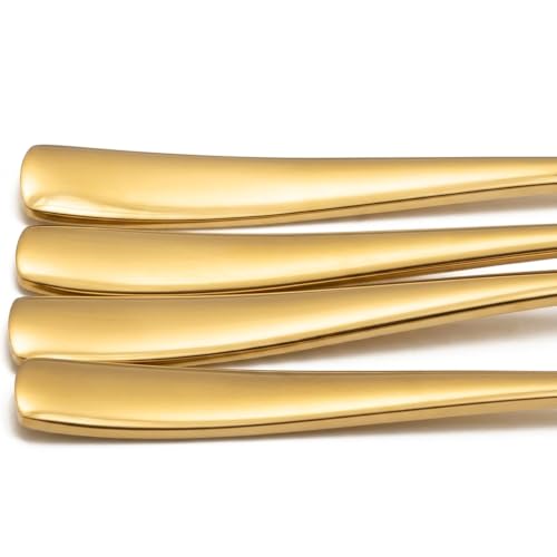8 Piece Gold Spoons Set (8 Count)