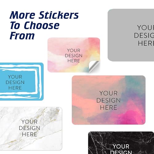 100 Custom Vinyl Stickers (100 Count)