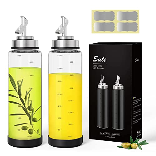 Glass Olive Oil Dispenser Bottle