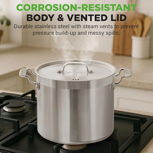 16 Quart Stainless Steel Stockpot
