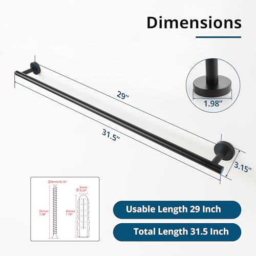 Towel Racks for Bathroom 29 Inch