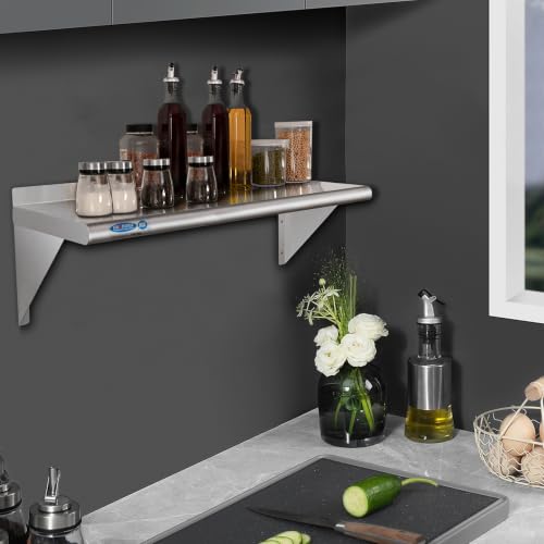 HARDURA Stainless Steel Shelf 12" x 48"