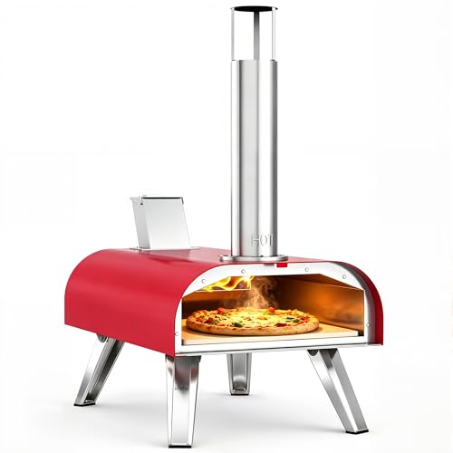 12" Multi Fuel Outdoor Pizza Oven Reach up to 1110℉