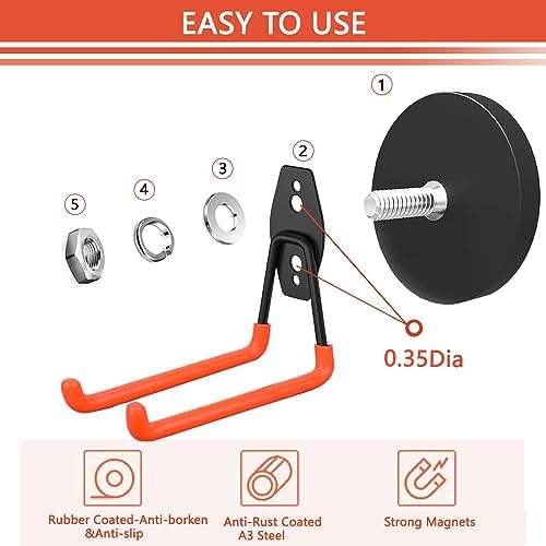 Strong Garage Magnetic Hooks Heavy Duty
