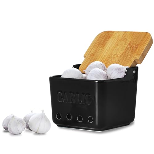 Garlic Keeper with Lid