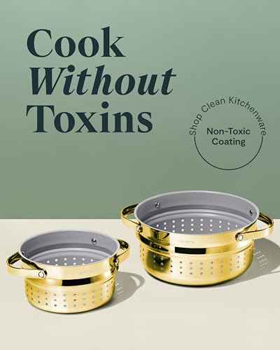 Small and Large Steamer Set with Handles (2 Count)