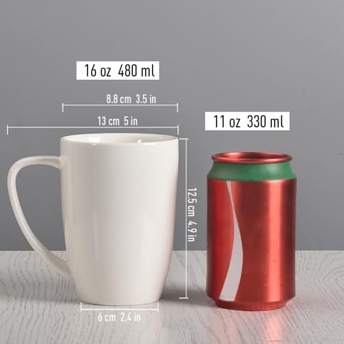 Porcelain Mug Set (6 Count)