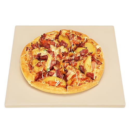 12x12 Inch Cordierite Pizza Stone for RV Oven and Grill