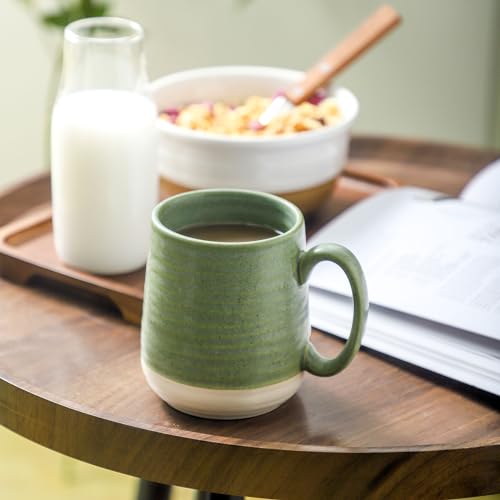 Stoneware Coffee Mugs Set of 6