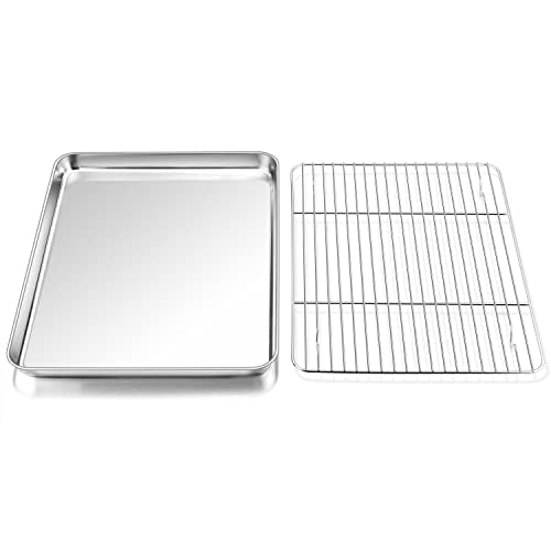 Stainless Steel Baking Sheet with Rack Set for Cookie