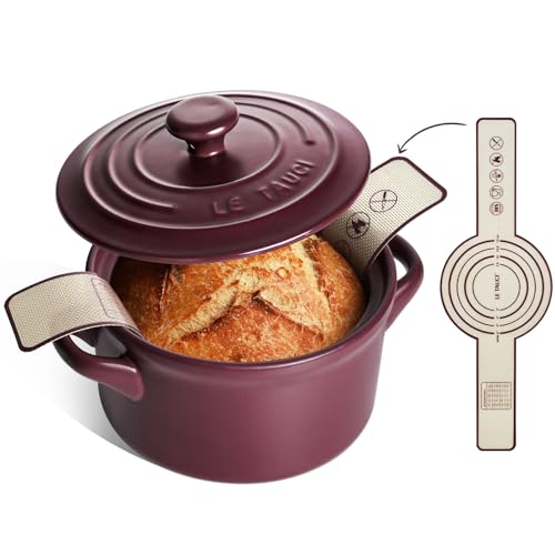 3 QT Ceramic Bread Baker with Lid for Sourdough