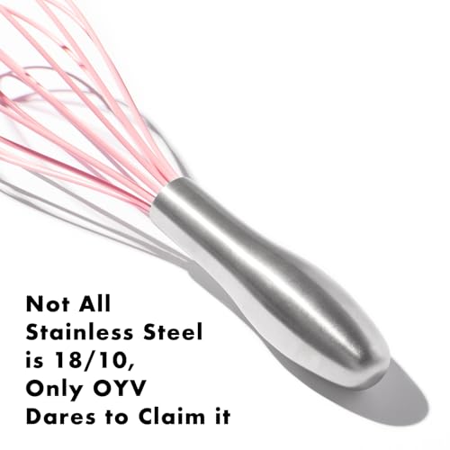 10 Inch Pink Silicone Whisk