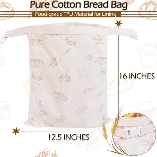 Reusable Linen Bread Bags for Sourdough & Homemade Bread