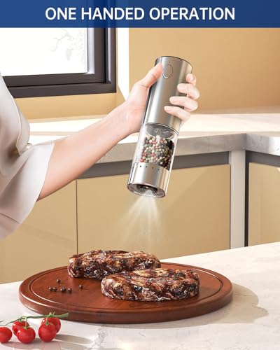 Stainless Steel Electric Pepper Grinder