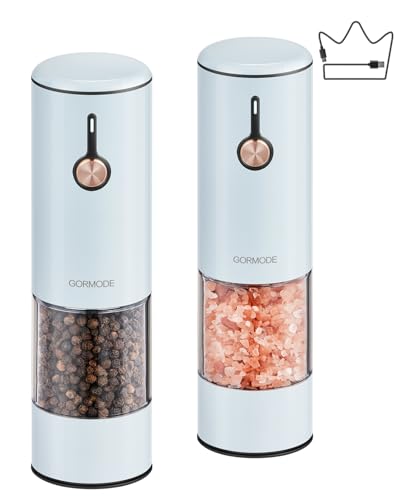 Electric Pepper Grinder and Salt Mill Set (2 Count)