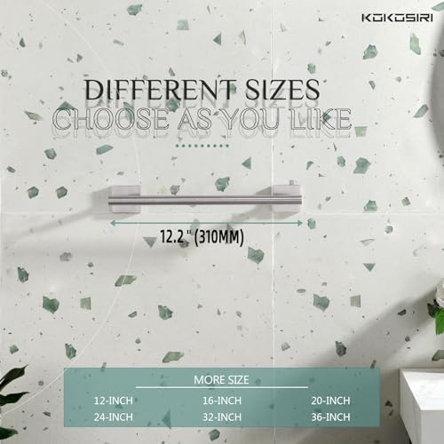 Towel Holder 12 Inch Bathroom Hand Towel Bar for Bath Kitchen Toilet Brushed Nickel Stainless Steel B4005BR