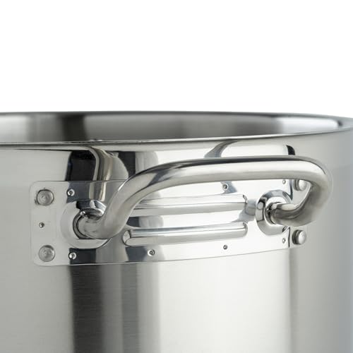 Winware Stainless Steel 24 Quart Stock Pot with Cover