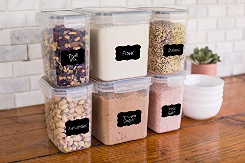 Airtight Food Storage Containers with Lids (6 Count)