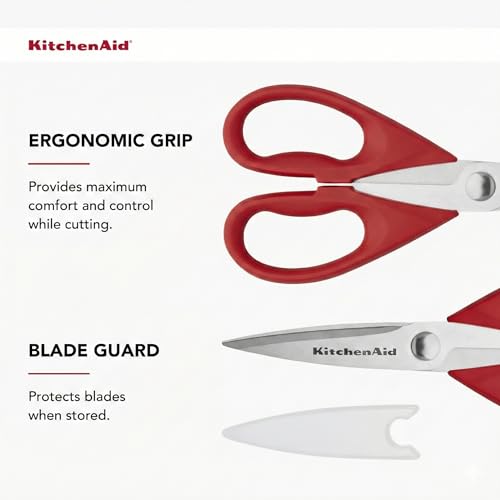 All Purpose Kitchen Shears with Protective Sheath Durable Stainless Steel Scissors