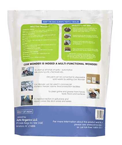 3-in-1 Oil Absorbent, Paint Hardener & Sweeping Compound – 9L (3.2 Lb) – Absorbs 6 Quarts Oil, Solidifies 20 Cups Cooking Oil – Eco-Friendly Spill Cleanup Granules for Shop, Garage, Home (304 Fl Oz)