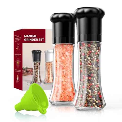 Premium Manual Salt and Pepper Grinder Set