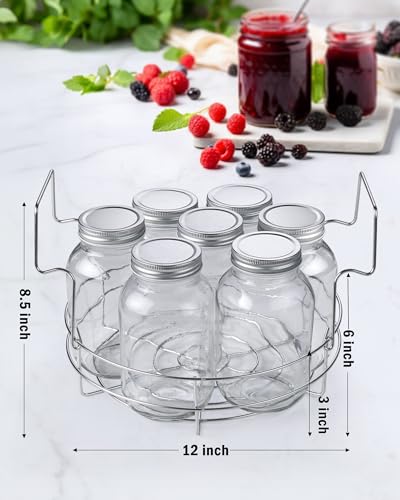 Stainless Steel Water Bath Canning Pot with rack and Lid