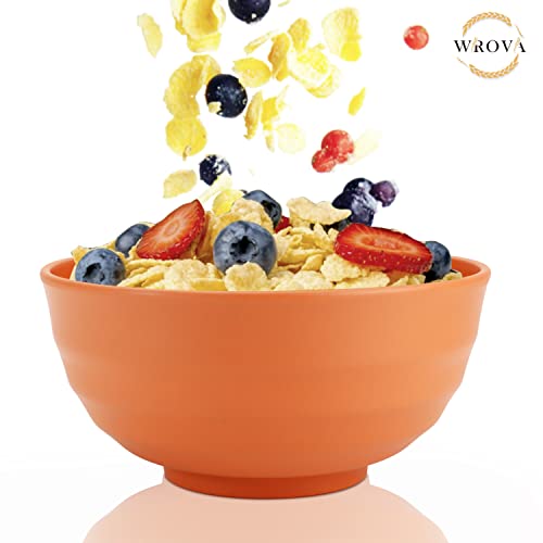 Wheat Straw Bowls Set 60 OZ Unbreakable Large Cereal Set of 6